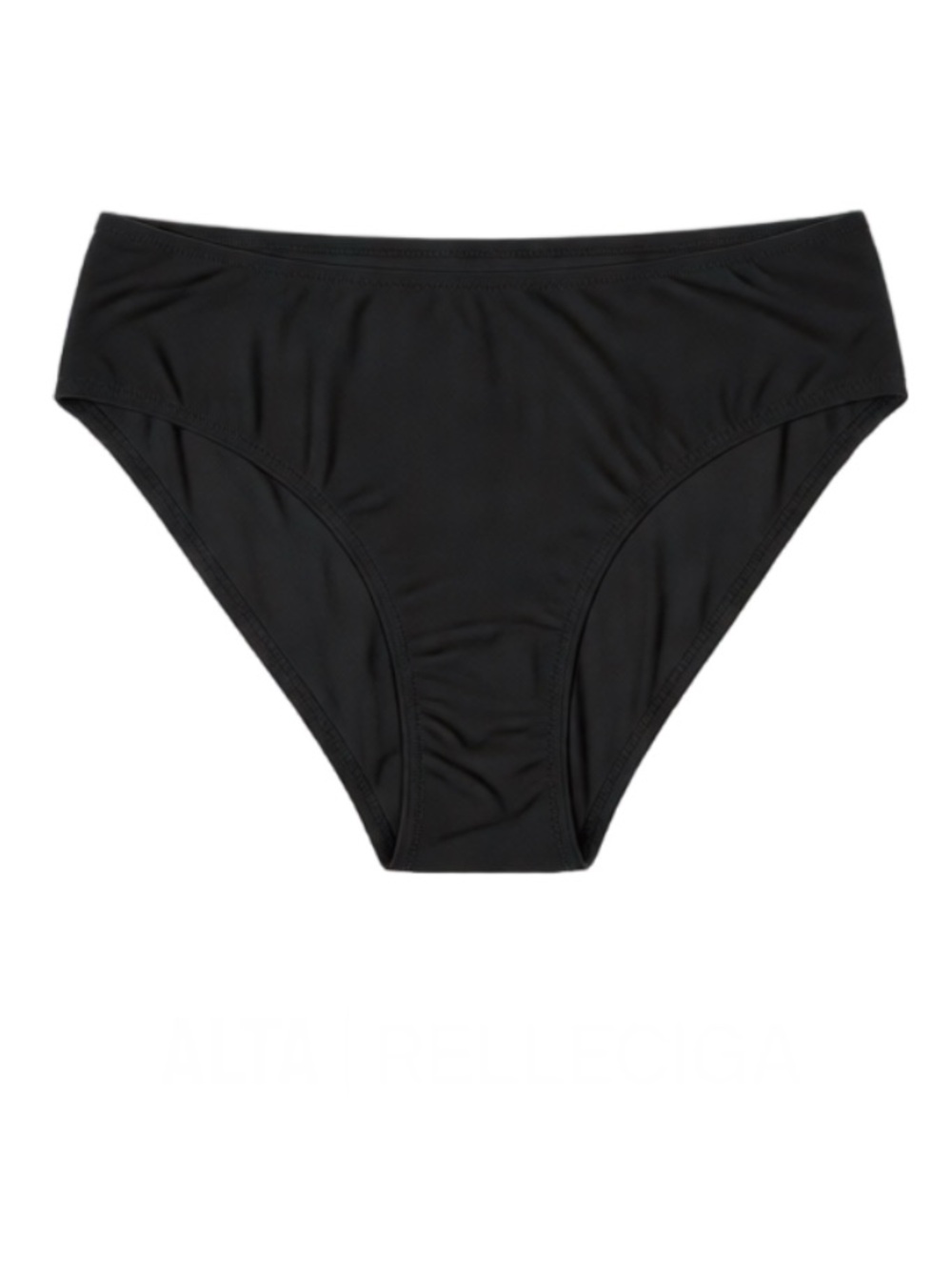 Relleciga Black High-Leg Bikini Bottom - Women Swim